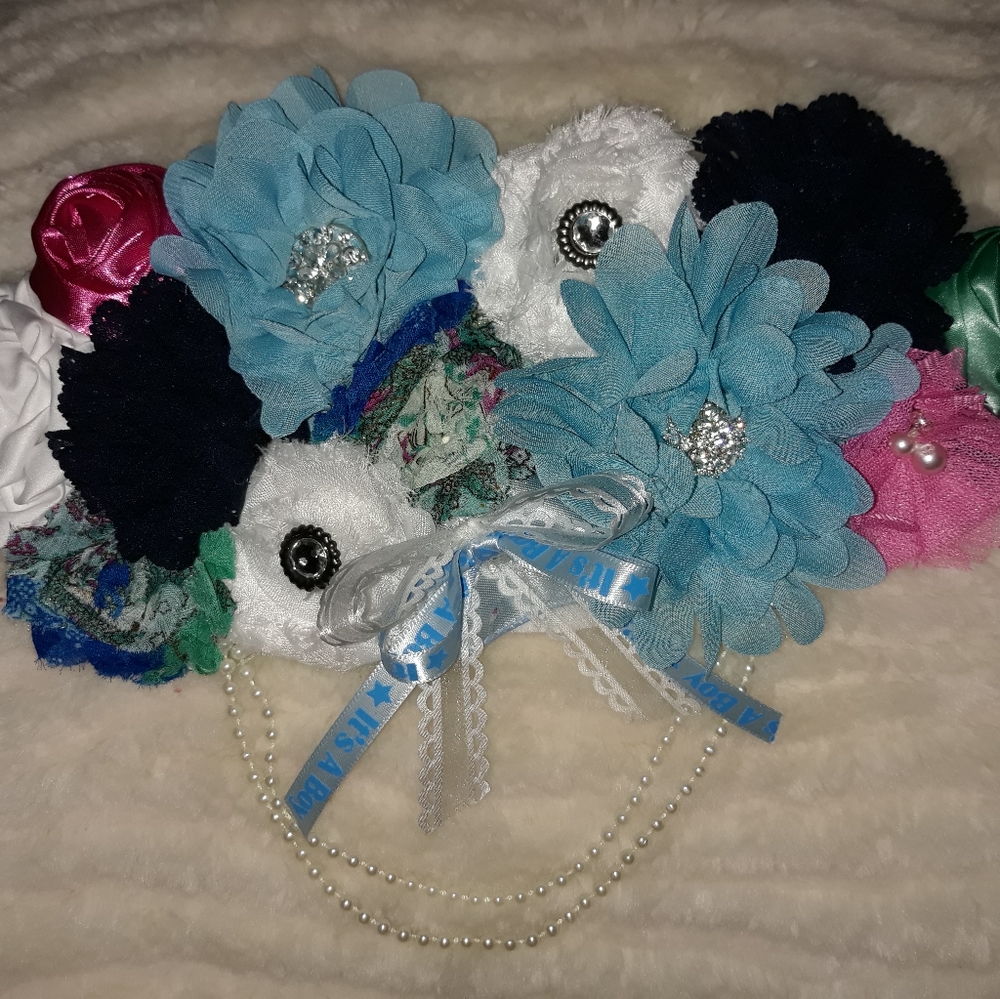 Mommy to b sashes